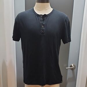 Stylish Black Henley Shirt for Men
